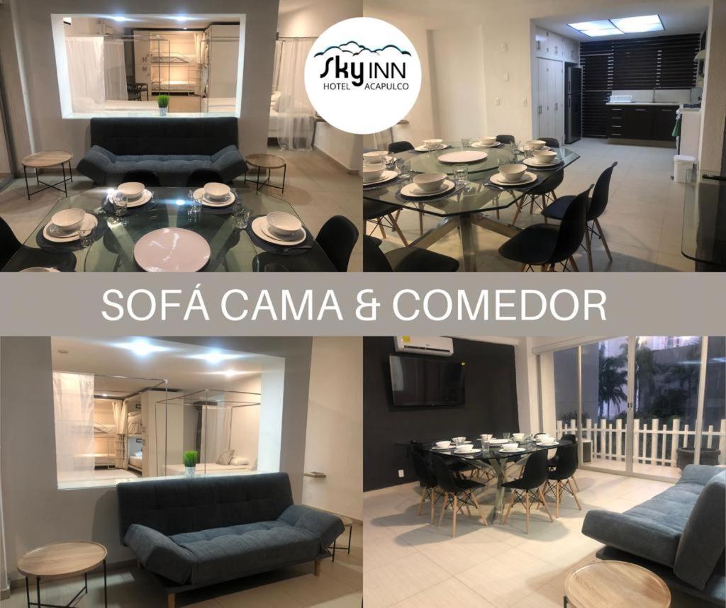 Sky Inn Acapulco Y Condominio Mediterrane ภายนอก รูปภาพ